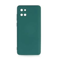 Samsung Galaxy Note 10 Lite Kılıf Özel Orijinal Lansman Serisi, İçi Kadife, Pürüzsüz Yumuşak ve Mat TPU Silikon (Koyu Yeşil)