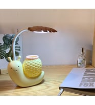 Livava Salyangoz Masa Lambası, Usb Li, Mavi, 22x11 (Sarı)