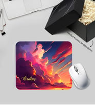 Hediye Kutusunda Kişiye Özel Gamer Mouse Pad (Turuncu)