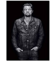 Cakapuzzle Leonardo Di Caprio Kot Ceket Top Sakallı Puzzle Yapboz MDF (Ahşap) (500 Parça)