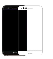 LG Stylus 3 Ekranı Tam Kaplayan Düz Cam Koruyucu (Beyaz)