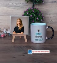 Felsefe Öğretmeni Fotoğraflı Dekoratif Taş, Kupa Bardak Beyaz Hediye Öğretmenler Günü Hediyesi (Model 9)