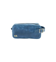 Kişiselleştirilebilir Dopp Kit Kişisel Bakım Ve Seyehat Çantası Camel (Saks Mavisi)