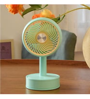 XTRIKE ME Fan Soğutucu Mini Vantilatör Klima Serinletici Taşınabilir Şarjlı Masa Üstü 3 Kademeli (Turkuaz)
