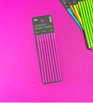İnce Uzun Şerit Renkli Postit Kitap Ayracı Ayraç Post-it (Pembe)