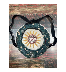 Fargin Yuvarlak Sırt Çantası Günlük Seyehat Sırt Çantası (Pembe-Lila)
