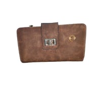 BARSE COLLECTİON  Kadın Küçük Boy Fermuarlı Klipsli Cüzdan Kartlık (Taba)