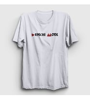 Presmono Unisex Sarı Delta Depeche Mode T-Shirt 139818tt (Beyaz)