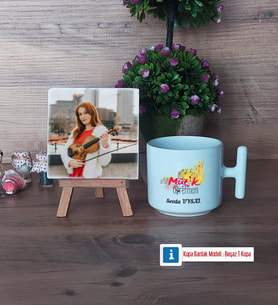 Müzik Öğretmeni Fotoğraflı Dekoratif Taş, Kupa Bardak Beyaz Hediye Öğretmenler Günü Hediyesi (Model 12)