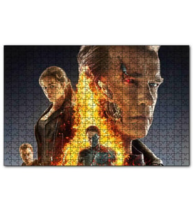 Cakapuzzle Terminatör Genesis Görseli  Puzzle Yapboz MDF (Ahşap) (255 Parça)