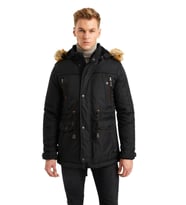 Erkek Spor Parka 3670 BGL-ST01639 (Siyah)