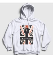 Presmono Unisex Beyaz Daniel Craig Film James Bond Kapüşonlu Sweatshirt 257649tt (Beyaz)