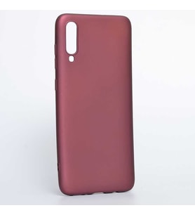 Samsung Galaxy A70 Kılıf Soft Mat Premier Case (Mürdüm)
