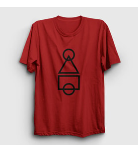 Presmono Unisex Sarı The Squid Game T-Shirt 261480tt (Kırmızı)