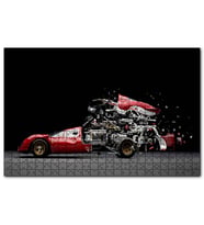 Cakapuzzle Makine Mühendisliği Tasarımı Görseli  Puzzle Yapboz MDF (Ahşap) (255 Parça)