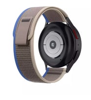 Samsung Galaxy Watch 3 45mm Gear S3 46mm Kordon Trail Kordon 22mm (Gri - Mavi)