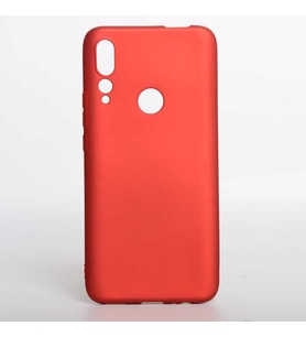 Huawei Y9 Prime 2019 Kılıf Soft Mat Premier Case (Kırmızı)