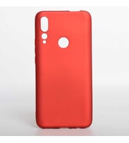 Huawei Y9 Prime 2019 Kılıf Soft Mat Premier Case (Kırmızı)
