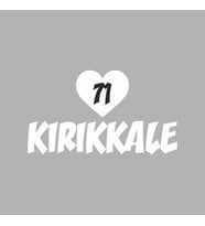 Kalpli 71 Kırıkkale Araba Sticker siyah 20x15 CM (Beyaz)