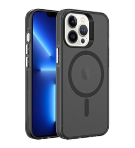 Apple iPhone 13 Pro Max Kılıf Redclick Magsafe Şarj Özellikli Buzlu Transparan C-Pro Sert Kapak