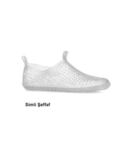 İmershoes Deniz Ayakkabı Kaymaz Taban Havuz Şeffaf Simli-Simsiz-Plaj 130 (Gümüş)
