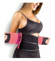 Hot Power Belt Technology Bel İncelme Kemeri Göbek Zayıflama Terleme Termal Kemer Göbek Eritme Keme (Pembe)