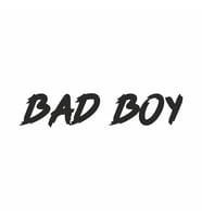 Bad Boy Araba Sticker siyah 17x3 CM (Siyah)