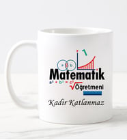 Matematik Öğretmeni  Kupa Bardağı (Beyaz)