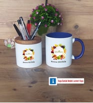 Diyetisyen Kalemlik, Kupa Bardak T Kişiye Özel Hediye (Model 6)