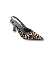 Hildegard - Arkası Açık Stiletto  - Hildegard - NUDE - 39 (Leopar)