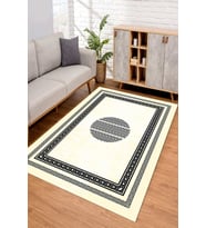 Dijital Kaymaz Taban Yıkanabilir Renkli Salon Halısı Mutfak Halısı Yolluk ND-SD-1081 (Krem)