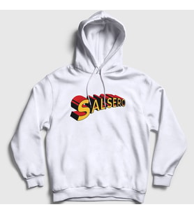 Presmono Unisex Beyaz Salsero Salsa Dans Dance Kapüşonlu Sweatshirt 466800tt (Beyaz)