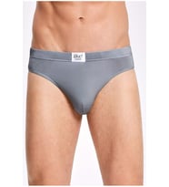 İlke Erkek Bambu Slip Külot 1607 - 3 Adet (Füme)