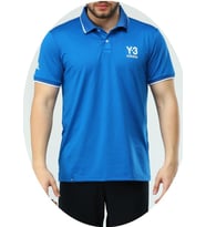 Adidas EF-3992 Erkek Polyester Mesh Polo Yaka T-Shirt (Saks)