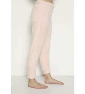 Cepsiz Lüx Pofuduk Polar Kışlık Pijama Altı cepsizpof (Kahverengi)