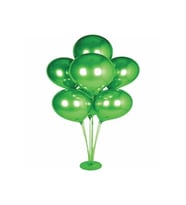 RENKLİ BALON STANDI 7 Lİ BALONLU (Yeşil)