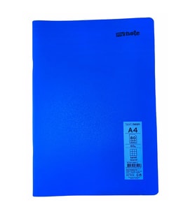 Mynote Text Neon Defter A4 80 Yp Kareli - Kırmızı (Lacivert)