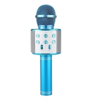 TV50 Mikrofonlu Hoparlörlü Bluetooth /TF Kart/USB Destekli Karaoke (Mavi)