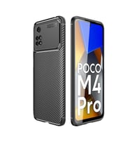 Xiaomi Poco M4 Pro 4G Kılıf Zore Negro Karbon Tasarım Silikon Kılıf (Siyah)