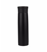 Çelik Termos Bardak 500 ml Bitki Çayı Demleme Bardağı Tea Cups Thermos Mug Kupa Araç Termos SDF889 (Siyah)
