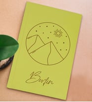 BK Gift Kişiye Özel İsimli Sert Kapaklı Sarı Defter, Arkadaşa Hediye, Yeni İş Hediyesi, Anı Defteri, Doğum Günü Hediyesi (Model 6)