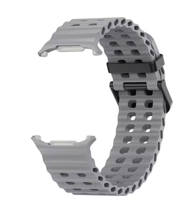 Microsonic Samsung Galaxy Watch Ultra Kordon Flexi Sport Turuncu (Gri)