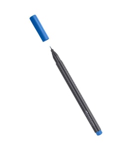 Grip Finepen 0.4 Mm Fineliner Faber Castell Keçe Uçlu Kalem 1 Adet (Koyu Mavi)