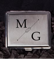 Sevgililere Özel Harfli Metal Sigara Tabakası 106968 (Kırmızı)