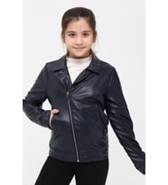 Benittokids Kız Çocuk Deri Ceket 51262 (Siyah)