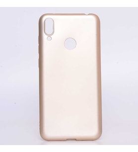 Huawei Y7 Prime 2019 Kılıf Soft Mat Premier Case (Gold)