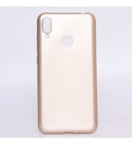Huawei Y7 Prime 2019 Kılıf Soft Mat Premier Case (Gold)