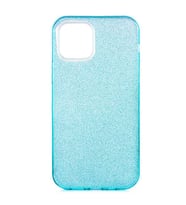 Uyumlu Model Apple iPhone 12 Pro Max Kılıf Simli Parlak Shining Kapak (Mavi)