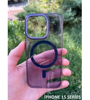 İphone 15 Hybrid Magsafe Animasyonlu Sararmaz Kılıf