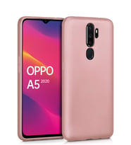Microsonic Matte Silicone Oppo A5 2020 Kılıf (Rose)